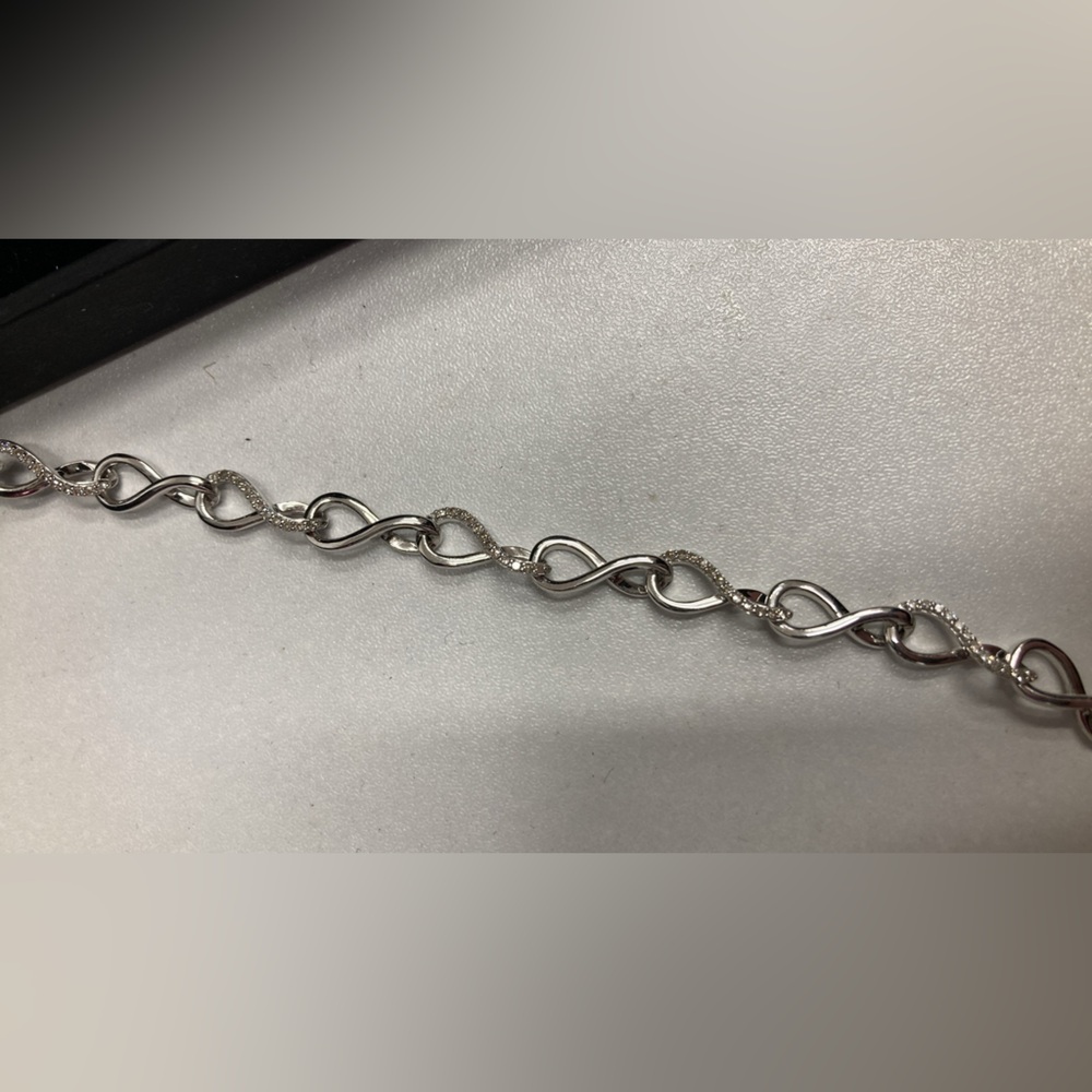 Elegant Silver Infinity Anklet